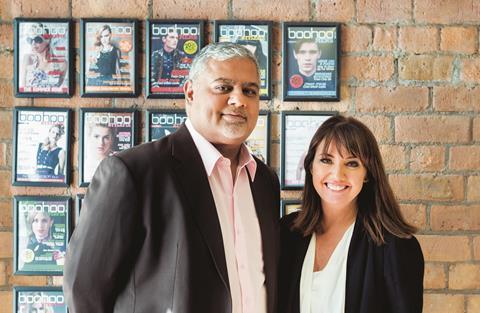 Carol Kane and Mahmud Kamani, co-founders, Boohoo