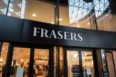 Exterior of Frasers Belfast