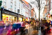 Busy high street