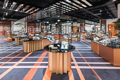 Interior of Flannels Blanchardstown store in Dublin