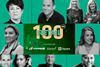 Collage of people from the Retail 100 report. Text reads: Retail 100, in association with Ecommpay, Klaviyo and Square