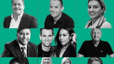 Collage of people from the Retail 100 report