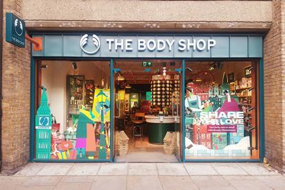 The Body Shop store exterior