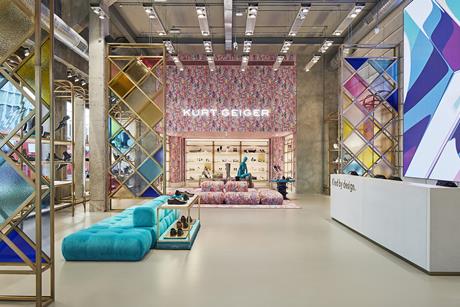 Kurt Geiger Oxford Street store interior