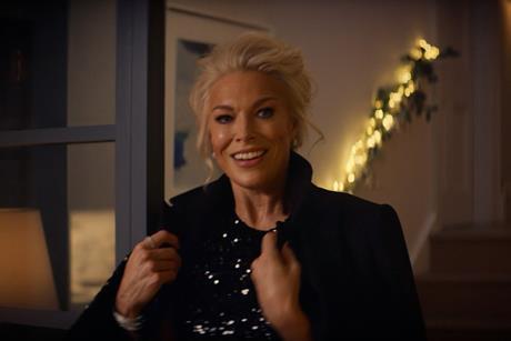 Hannah Waddingham in M&S Christmas ad 2023