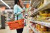 shopper in supermarket