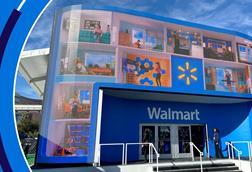 Artist impression of future Walmart store