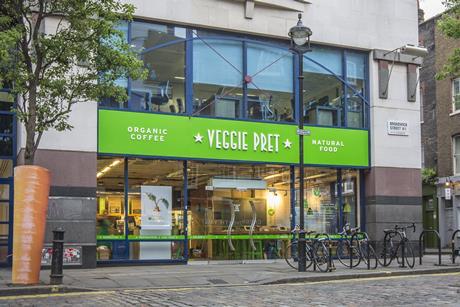 Pret Little Veggie Broadwick Street fascia