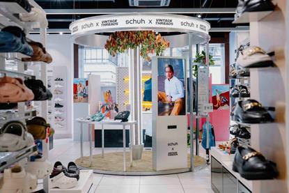 Schuh Vintage Threads display in store