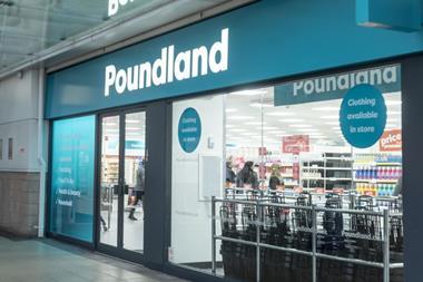 Poundland store exterior