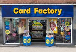 Card Factory store exterior