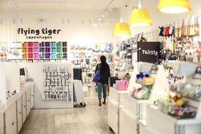 Flying Tiger Copenhagen store interior