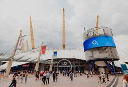 Exterior of The O2 venue