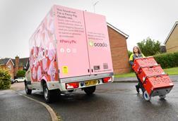 Ocado M&S van