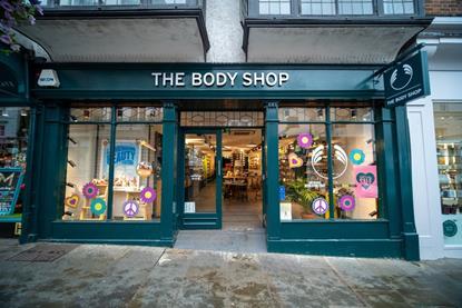 Exterior of The Body Shop Guildford store