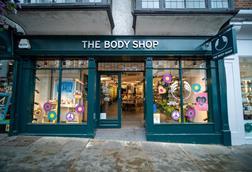 Exterior of The Body Shop Guildford store