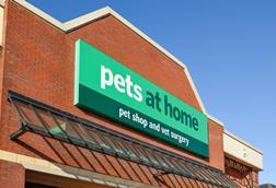 Exterior of Pets At Home store