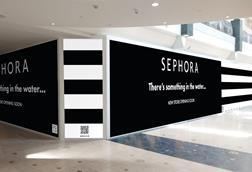 Sephora hoarding at Bluewater shopping centre