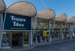 Exterior of Topps Tiles store