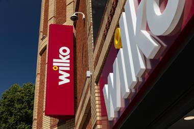 Wilko store sign