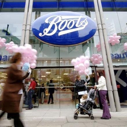 Boots shop front