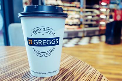 Greggs coffee cup