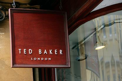 Ted baker sign