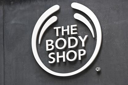 The Body Shop sign